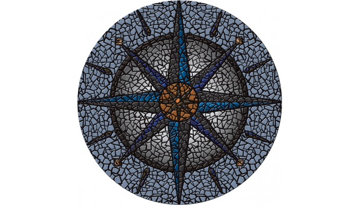 Compass Mosaic 29"