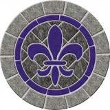 Fleur de Lis Stone 59"