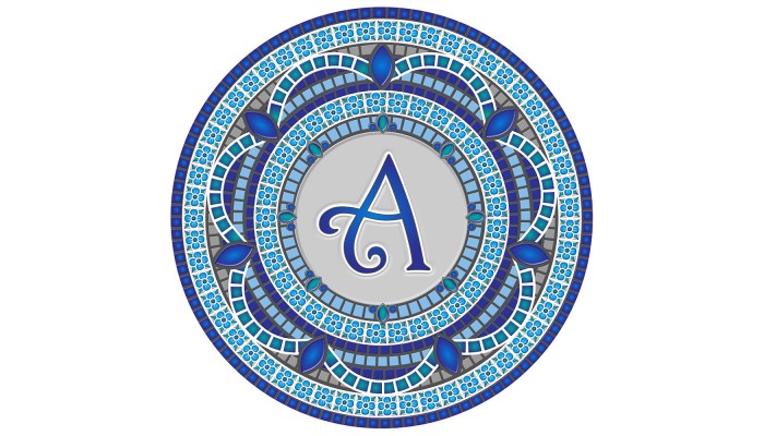 Monogram Mosaic: 59" (style 3)