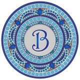 Monogram Mosaic: 59 in. B  (style 3)