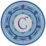 Monogram Mosaic: 59 in. C  (style 3)