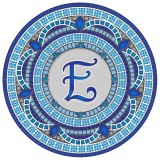 Monogram Mosaic: 59 in. E  (style 3)