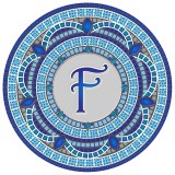 Monogram Mosaic: 59 in. F  (style 3)