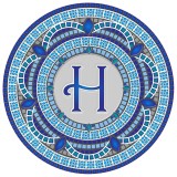 Monogram Mosaic: 59 in. H  (style 3)