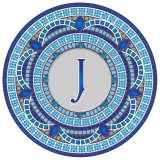 Monogram Mosaic: 59 in. J  (style 3)