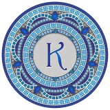 Monogram Mosaic: 59 in. K  (style 3)