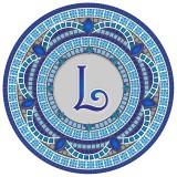 Monogram Mosaic: 59 in. L  (style 3)