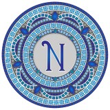 Monogram Mosaic: 59 in. N  (style 3)