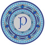 Monogram Mosaic: 59 in. P  (style 3)