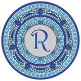 Monogram Mosaic: 59 in. R  (style 3)