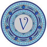 Monogram Mosaic: 59 in. V  (style 3)