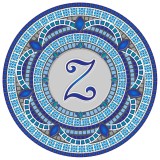 Monogram Mosaic: 59 in. Z  (style 3)