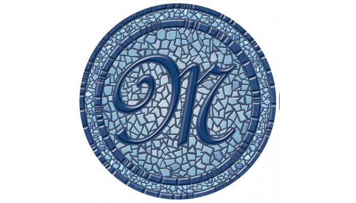 Monogram Mosaic 59"