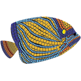 Angelfish Mosaic - LG 100" x 59" 