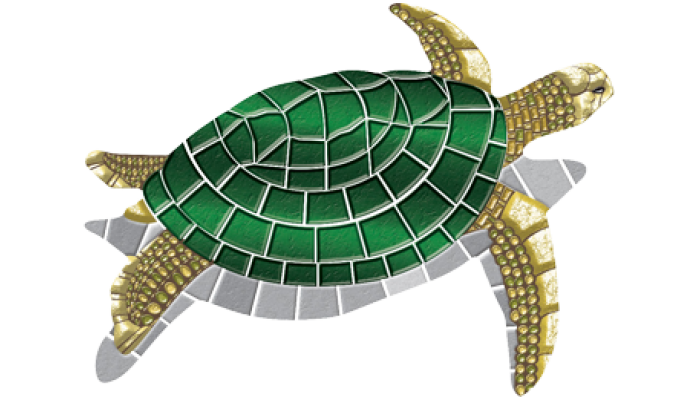 Turtle Mosaic - SM 30" x 40" 